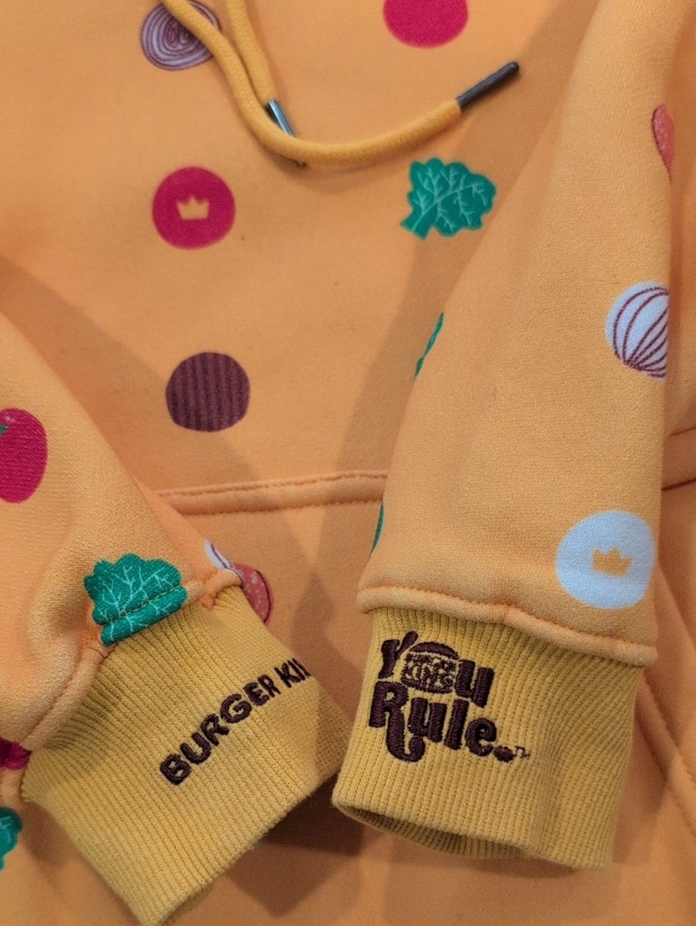 Burger King Royal Perks Flame Grillin' Hoodie Unisex - Picture 4 of 7